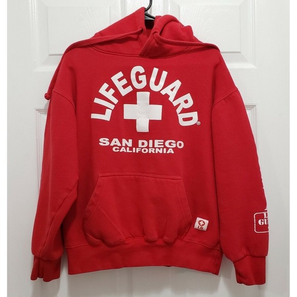 Lifeguard Other - Lifeguard San Diego California Men's M Hoodie Thick & Warm Hooded Hoody